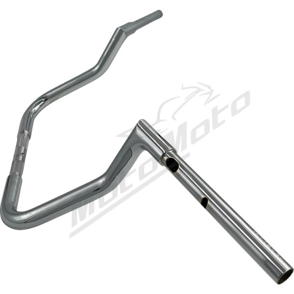 FAT BAGGERS INC. 1-1/4" EZ Install Flat Top Handlebar Chrome 32mm 91,5cm (28cm)