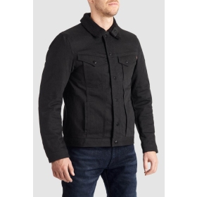 PANDO MOTO HUSKY JACKET Sherpa Trucker Jacket For Men Unisex Black