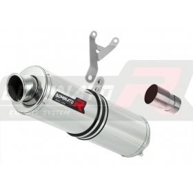 Exhaust silencer Dominator ROUND PIAGGIO MP3 500 / 500 LT 2008-2020