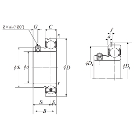 Bearing, ASS205NR