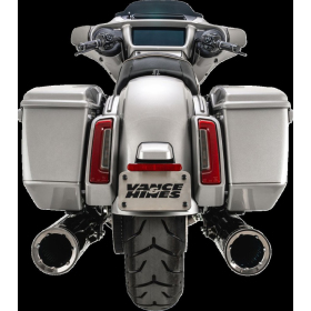 VANCE & HINES Hi-Output Slip-On Mufflers Chrome Harley Davidson FLTRXSE / FLTRK / FLHXS / FLHRXS / FLHR 1750-1977cc 17-25