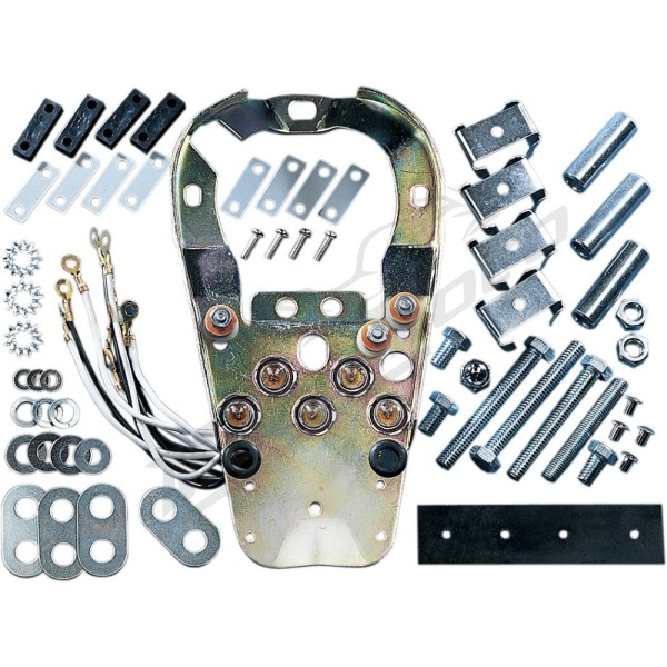 DRAG SPECIALTIES Dash Base with Wire Harness Kit Harley Davidson FL / FLB / FLFB 1200-1340cc 68-95