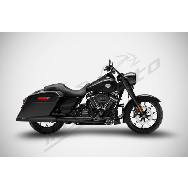 ZARD 4.33 Inches Slash-Cut Slip-Ons Mufflers Harley Davidson FLHR / FLHRC / FLHTK / FLHX 1450-1800cc 06-16