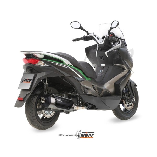 MIVV Urban Full Exhaust System Kawasaki / Kymco 300cc 09-20