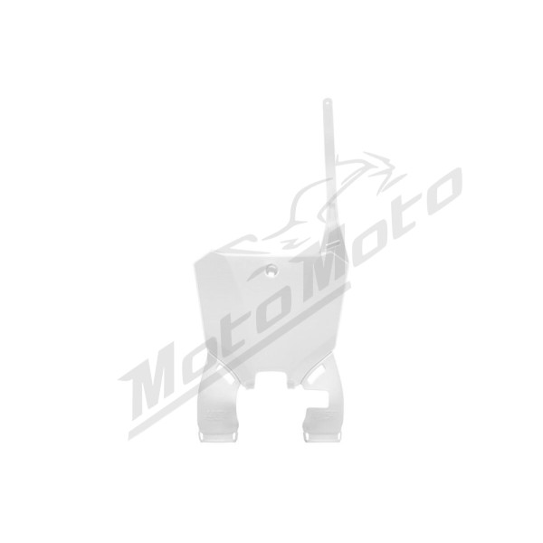 UFO Baltas priekinio numerio plastikas Honda CRF 250-450cc 21-26