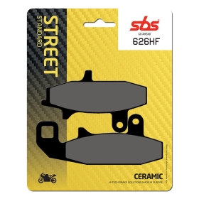 Sbs stabdžių trinkelės 626HF keraminės SUZUKI DR