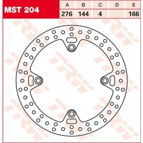 FRONT BRAKE DISC MST204 HONDA XRV 750 1990-2003 1PC