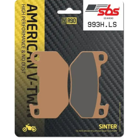 SBS LS Street Excel 993H.LS Sintered Rear Brake Pads Harley Davidson / Livewire 975-1200cc 21-25