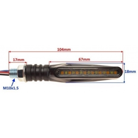 Universal dynamic turn signals LED 2pcs