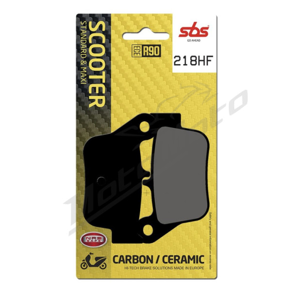 SBS HF Street Ceramic Brake Pads Rear 218HF SYM Maxsym 400-600 12-22