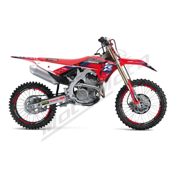 BLACKBIRD RACING STICKER KIT DREAM 5 CHROME  HONDA CRF / TRX 250-450cc 2025-2026