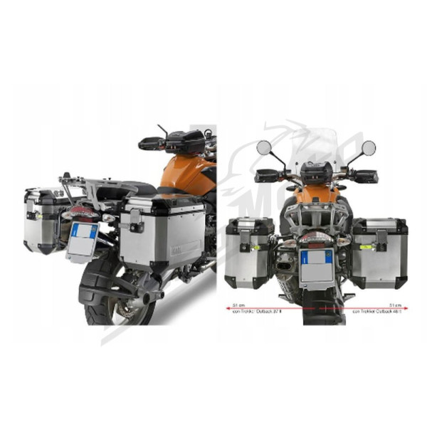 KAPPA Monokey Cam-Side Side Case Holder BMW R 1200GS 04-13