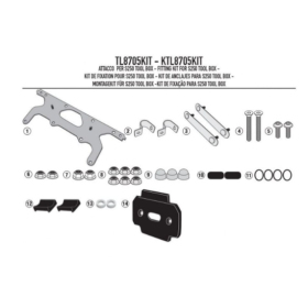 KAPPA Tool box mount kit KLR6413 / KL8703 / KL8705 / KLR4125
