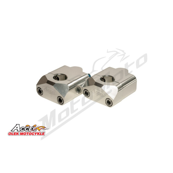 Accel handlebar raisers 2pcs. 22.2mm