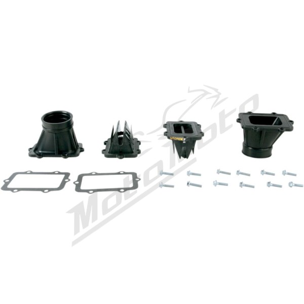 VFORCE/MOTO TASSINARI V-Force 3 Reed Valve Set with Intake Boot Ski-Doo Expedition / Grand Touring / GSX / MX-Z / Renegade / Skandic / Summit / Tundra 600 08-20