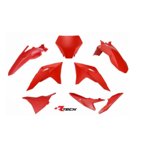 Racetech plastikų kompl. GAS GAS MC 65 24-25 Raudona