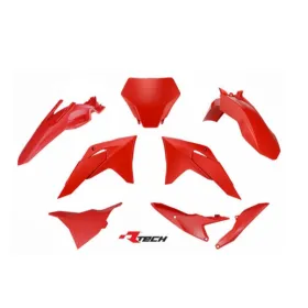 Racetech plastikų kompl. GAS GAS MC 65 24-25 Raudona