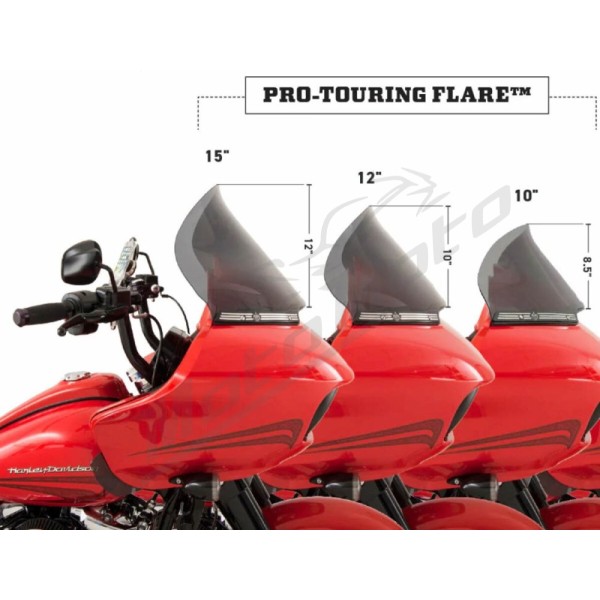 KLOCK WERKS Pro Touring Flare™ Windshield HARLEY DAVIDSON FLTRXST 1690-1923 15-25