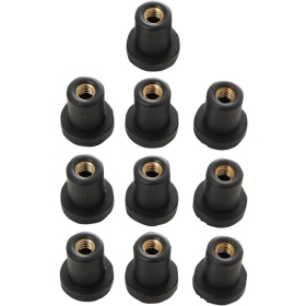 DRAG SPECIALTIES Well Nuts M6 10pcs..