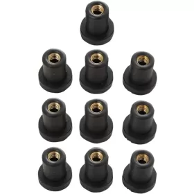 DRAG SPECIALTIES Well Nuts M6 10pcs..