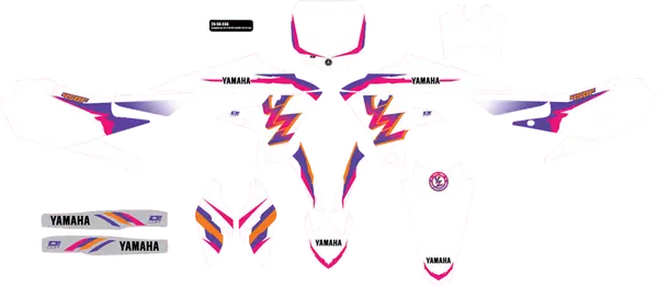 D'COR VISUALS Complete Graphics Kit Yamaha YZ 450cc 18-22