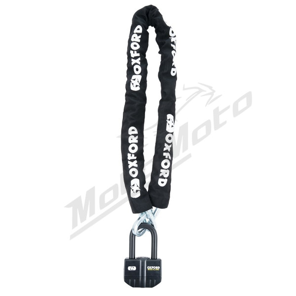 Oxford Boss Alarm 16mm Black + 12mm x 1.5m Chain
