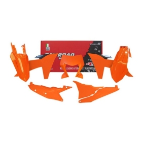 RACETECH Plastikų komplektas KTM EXC/ EXC-F/ XC/ XC-F 150/500cc 2024 Oranžinė / Juoda