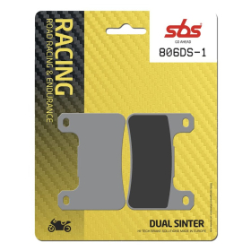SBS DS Racing 806DS-1 Dual Sintered Brake Pads Kawasaki / Suzuki 600-1800cc 04-21