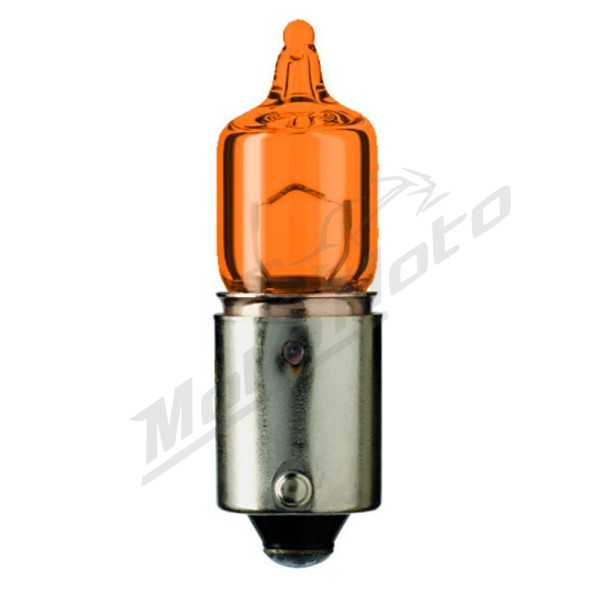 Flosser Lemputė HY6W 12V 6W BAZ9s Amber  