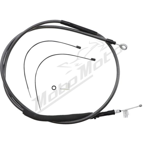 MAGNUM SHIELDING Black Pearl Clutch Cable Harley Davidson FLHR / FLHT / FLHTC / FLSS / FLSTF / FLTRX / FXSB 1584/1800 08-17 179.5cm
