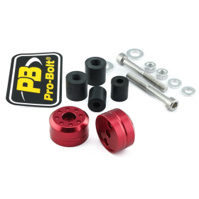 PRO BOLT Vairo antgaliai raudonis 2vnt. DUCATI / SUZUKI 600-1262cc 05-26