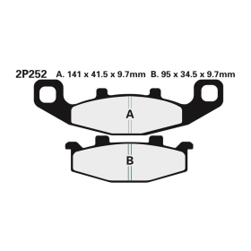 NISSIN Brake pads Hyosung / Kawasaki / Suzuki 90-07