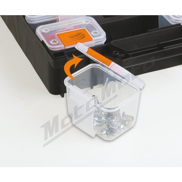 BETA Organizer Tool Case with 12 removable tote-trays