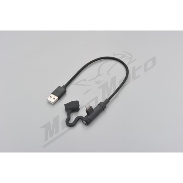 DAYTONA USB A USB - A to Lightning cable L-shaped 20cm