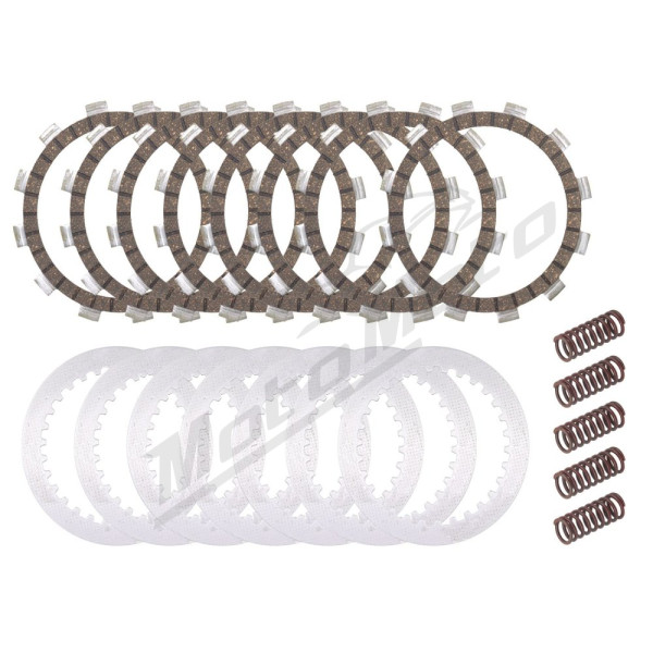 Psychic clutch discs, spacers and springs set Yamaha YZ 250 F 17-18