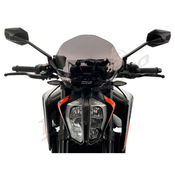WRS KT011FS SPORT Windscreen Dark Smoke KTM Duke 790-890cc 20-24