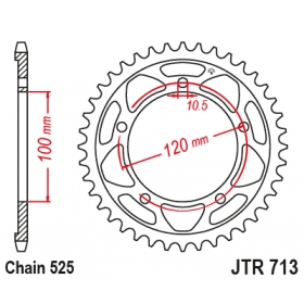 Rear sprocket JTR713