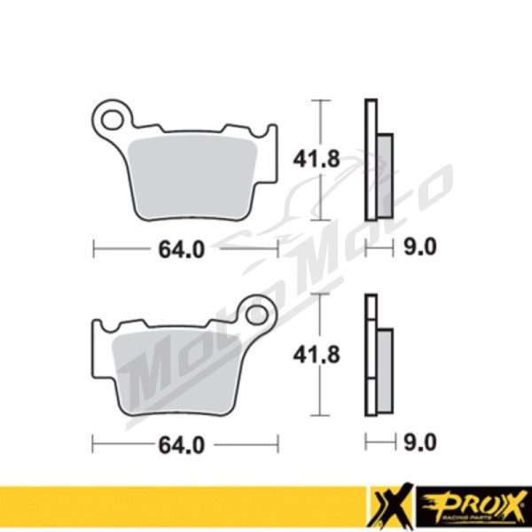 ProX galinių stabdžių trinkelės BMW / GasGas / Husaberg / Husqvarna / KTM / Sherco / Stark 85-570cc 04-24