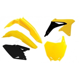 RACETECH Plastic Kit Suzuki RM-Z 450cc 08-17 Yellow/ Black