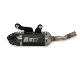 FRESCO Carby Muffler Black Aluminium/Carbon End Cap Gas Gas / Husqvarna / KTM 250-300 23-27