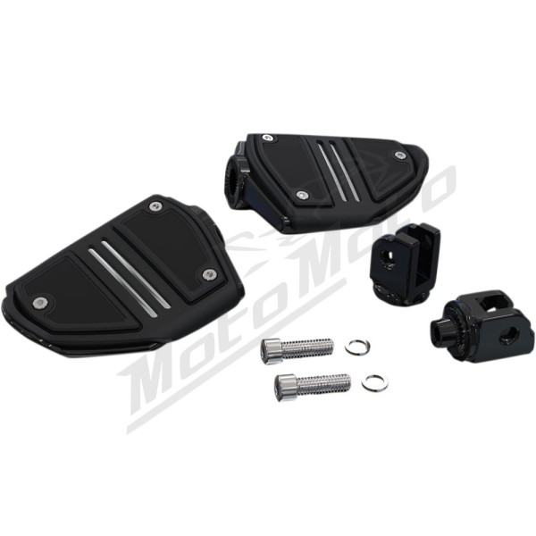CIRO Twin Rail Footrests Harley Davidson FLDE / FLFB / FLFBS / FLHC / FLHCS 1750-1923cc 18-25