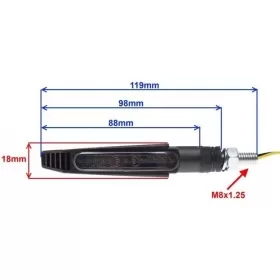Universal turn signal LED 1pc