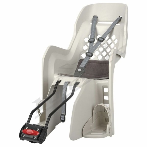 POLISPORT Joy FF 29" Rear Child Bike Seat Frame Mounting - Cream/Dark Gray