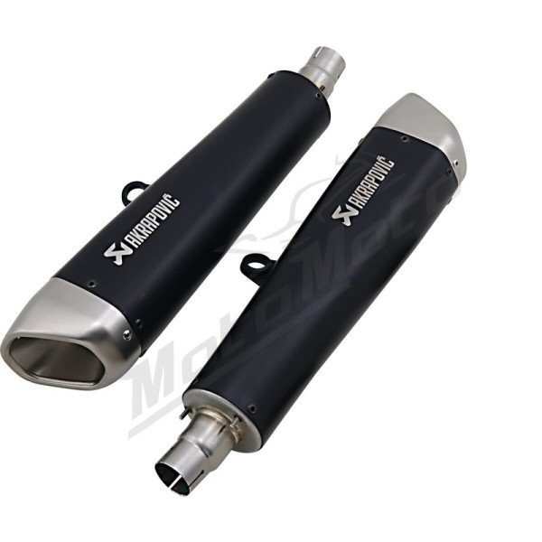 AKRAPOVIC Slip-On Line Mufflers Titanium Triumph Speed Twin / Thruxton 1200 16-24