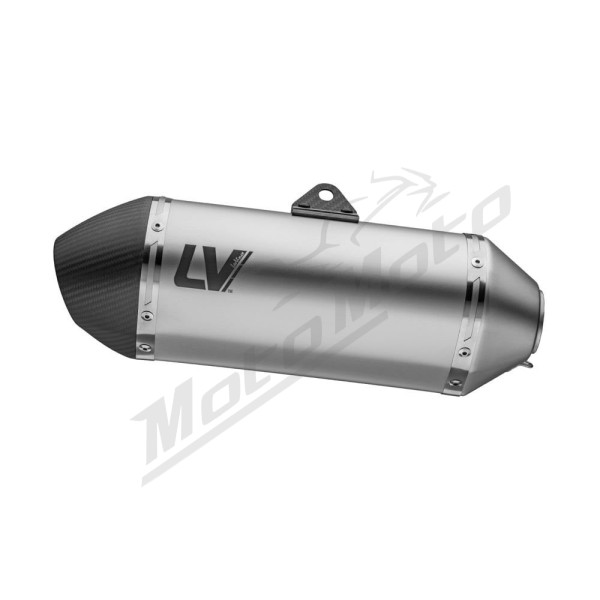 LEOVINCE LV-14 Stainless Steel / Carbon Fiber Slip-On Muffler Benelli TRK 702 22-24