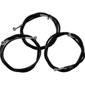 LA CHOPPERS Brake Line Kit 3pc. Harley Davidson FLHRXS / FLHTK / FLHX / FLHXSE / FLTRK / FLTRKSE / FLTRXSE 1868-1977 23-24