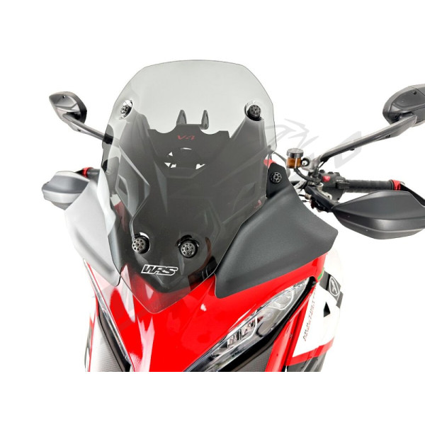 WRS DU031NO Side Deflectors Matt Black Ducati Multistrada V4 1200cc 21-24