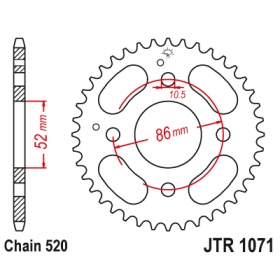 Rear sprocket JTR1071