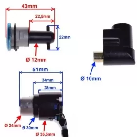 Ignition switch kit ROMET