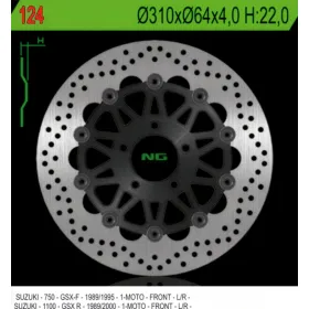 NG BRAKES Front Floating Brake Disc 310mm Suzuki GSX-R 750-1100cc 88-00